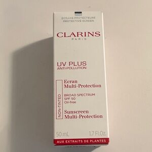 Clarins UV Plus Multi-Protection Sunscreen - White and Red